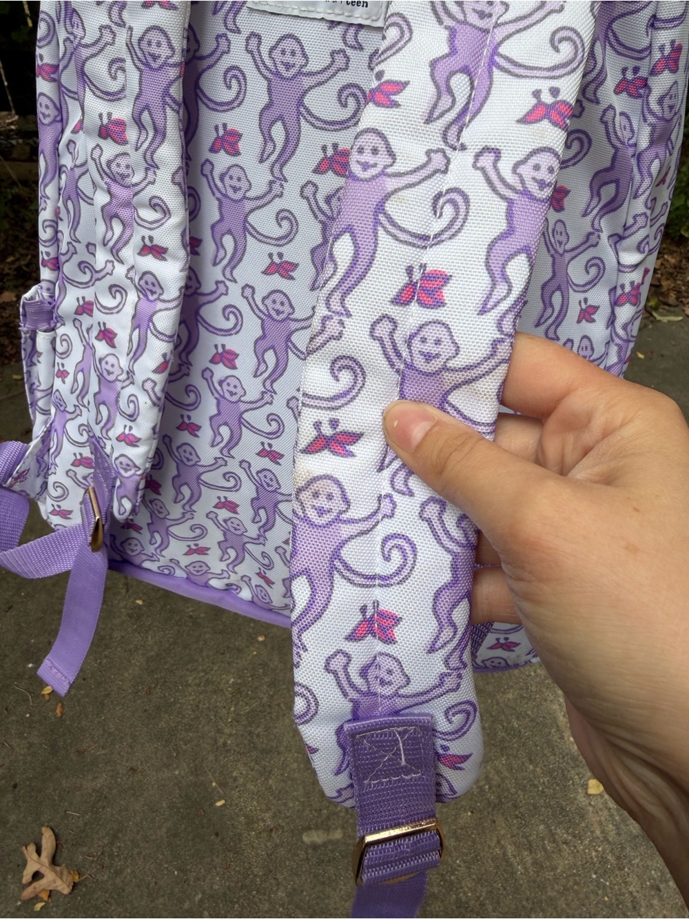 Roller Rabbit Pottery Barn Lilac Backpack - Picture 7 of 16